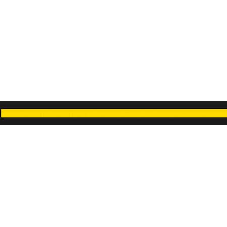 Queue Solutions SafetyMaster 450, Orange, 11' Black/Yellow Horizintal Stripe Belt SM450O-BYW110